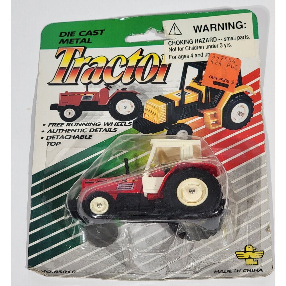 Die Cast Metal Tractor Red No. 8501C